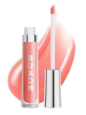 Buxom Tonya Full-On Plumping Lip Polish Gloss- melon pink with gold shimmer